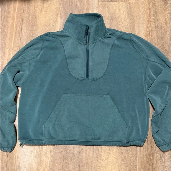 Lululemon Brushed Softstreme Ribbed Half Zip - Picture 2 of 9
